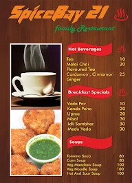 Spicebay 21 menu 1