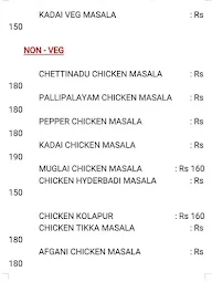 Udayar Unavagam menu 4