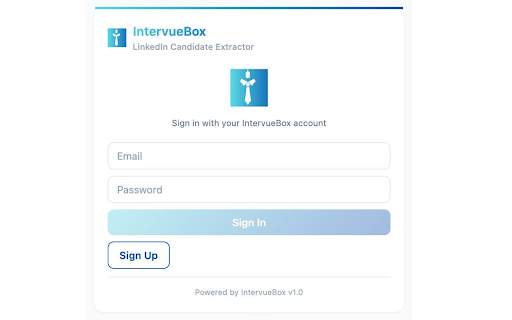 IntervueBox Job Applicant Extractor screenshot 2