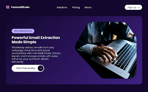 Email Extractor by fastmailfinder.com