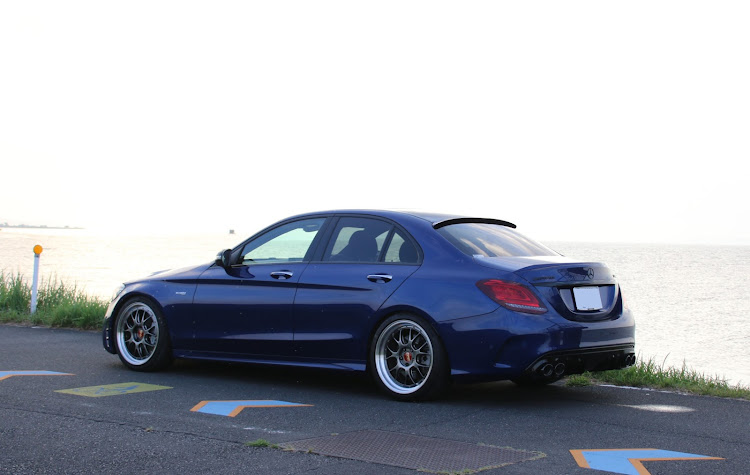 Cクラスの霞ヶ浦湖畔・BBS LM-R・夕活に関するカスタム事例の投稿画像2枚目