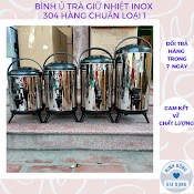 Bình Ủ Trà Giữ Nhiệt 6L 8L 10L 12L Loại 1 Xịn, Bình Nước Giữ Nhiệt Inox 304 Có Vòi Chuyên Dụng Pha Trà Cao Cấp