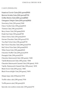 Choco & Cherry Hub menu 7