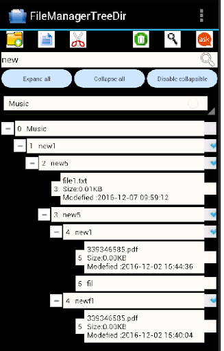 File Manager Explorer - Tree Directory