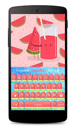 Icy Watermalon Keyboard Theme