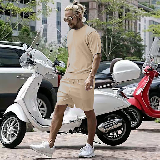 Title 3, Mens Running Loose Casual Vacation Two-piece S...