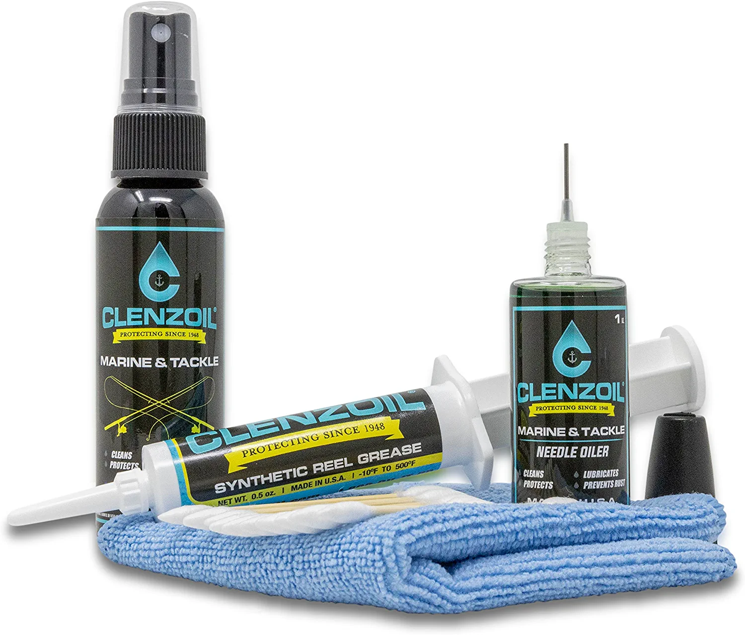 CLENZOIL Marine & Tackle Oil - Best Fishing Reel Lubricant For Freshwater And Saltwater