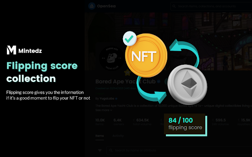 Mintedz - Extension for NFTs on OpenSea