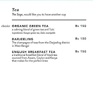 Cafe White Sage menu 1