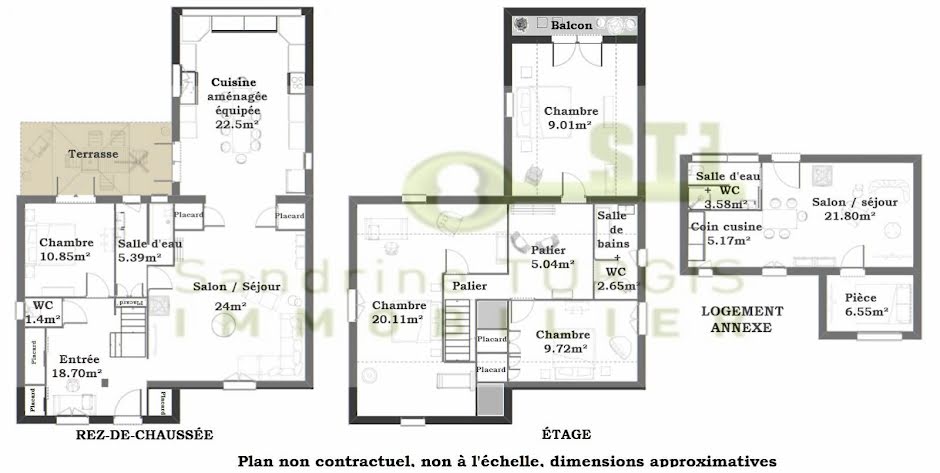 Vente maison 5 pièces 130 m² à Chateau-renard (45220), 183 000 €