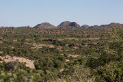 A view of the future block cave mine planned by mining company Rio Tinto in the Tonto National Forest near Superior, Arizona, is considered a home to the San Carlos Apache tribe, the site is slated for development into a copper mine by Rio Tinto. 