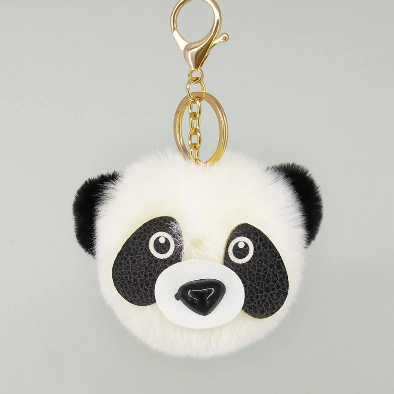 Schattige panda sleutelhanger hanger, ideaal voor sleutels of rugzak. Een charmant accessoire dat plezier en stijl toevoegt aan je dag.