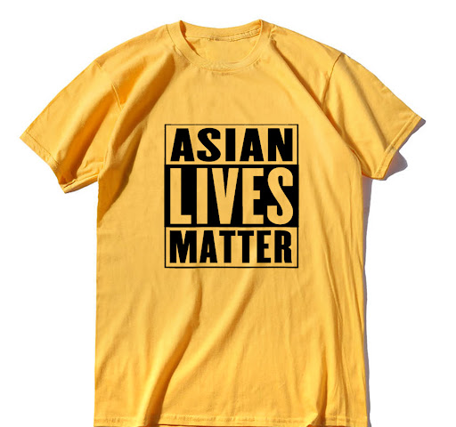 Title 1, ASIAN LIVES MATTER Cross-border Unisex Cotton T...