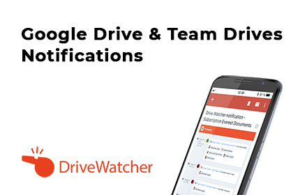 Drive Watcher Chrome Extension small promo image