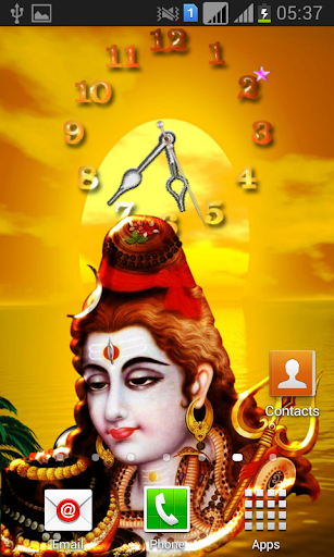 Shiva Clock Themes Live Wallpaper