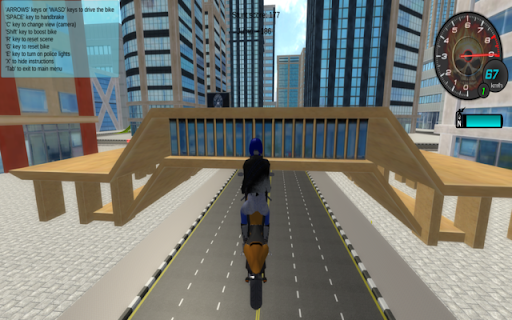 Motorbike Stunt Simulator Unblocked screenshot 3