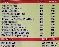 Dragon Hut Inn menu 3