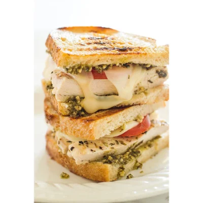 Grilled Chicken Pesto Sandwich