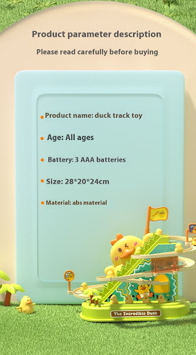 Title 1, Childrens Little Duck Slide Electric Suit Toys...