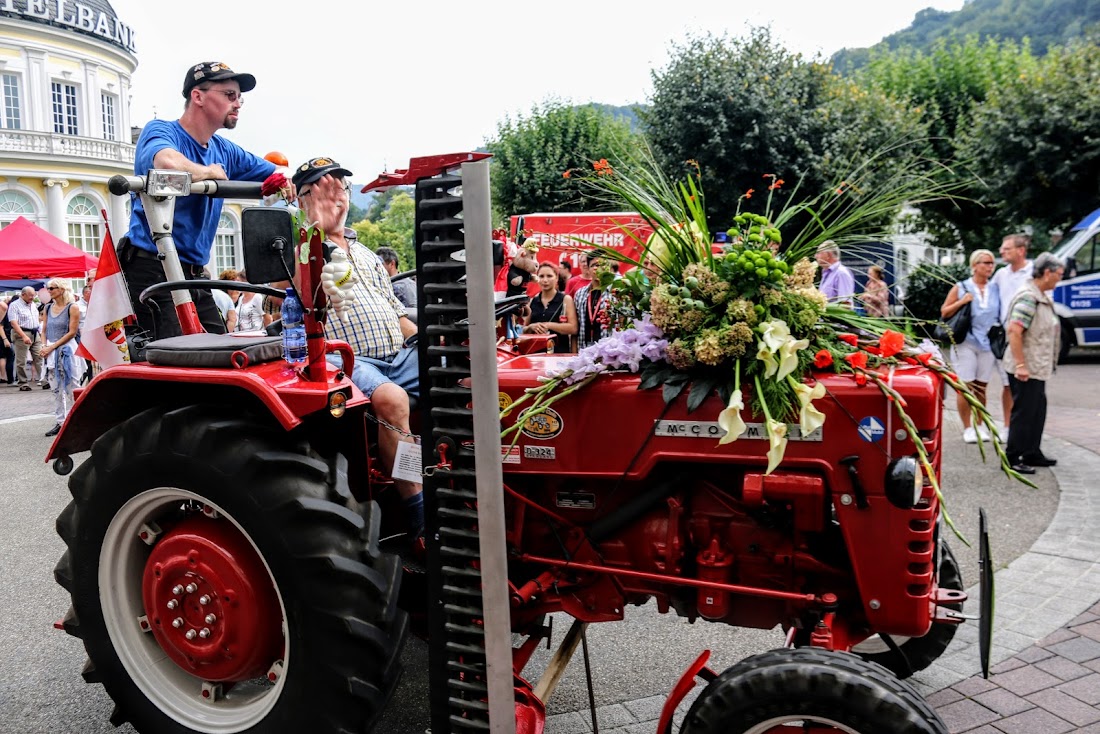 Парад цветов Blumencorso в Бад Эмсе - август 2017