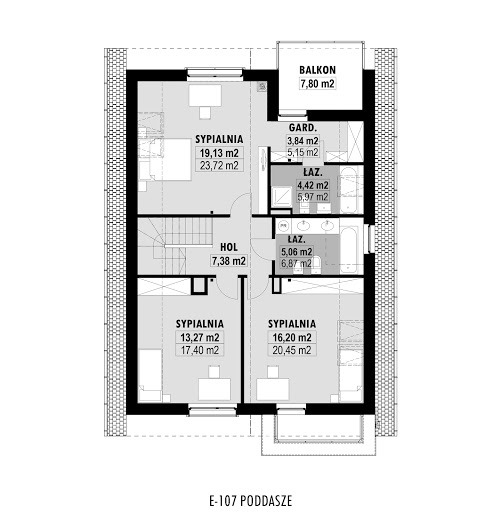 E-107 - Rzut poddasza