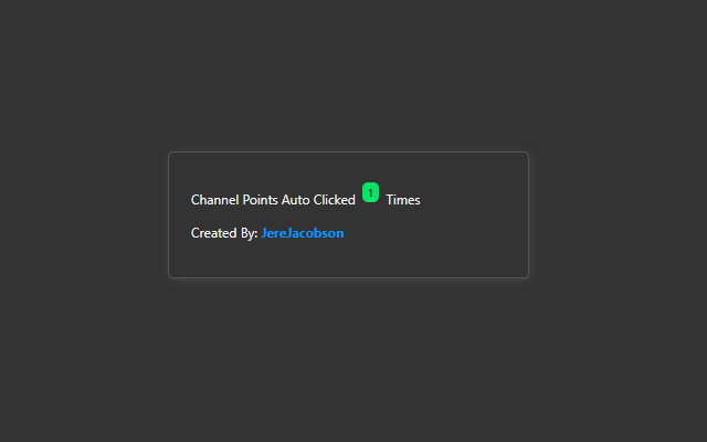 Twitch Auto Channel Points Collector chrome extension