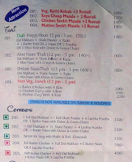 Kabab Junction menu 1