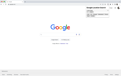 Google Search Location Changer