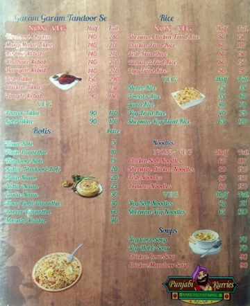 Kurries Taste Buds menu 