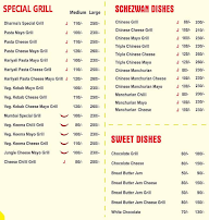 Dharma's Sandwich menu 1