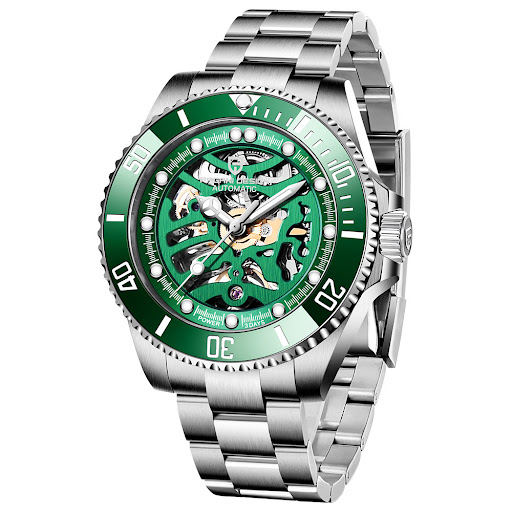 Title 3, PAGANI Design Steel Band Mechanical Watch for M...