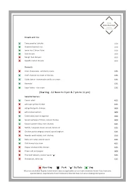 Food Exchange menu 1