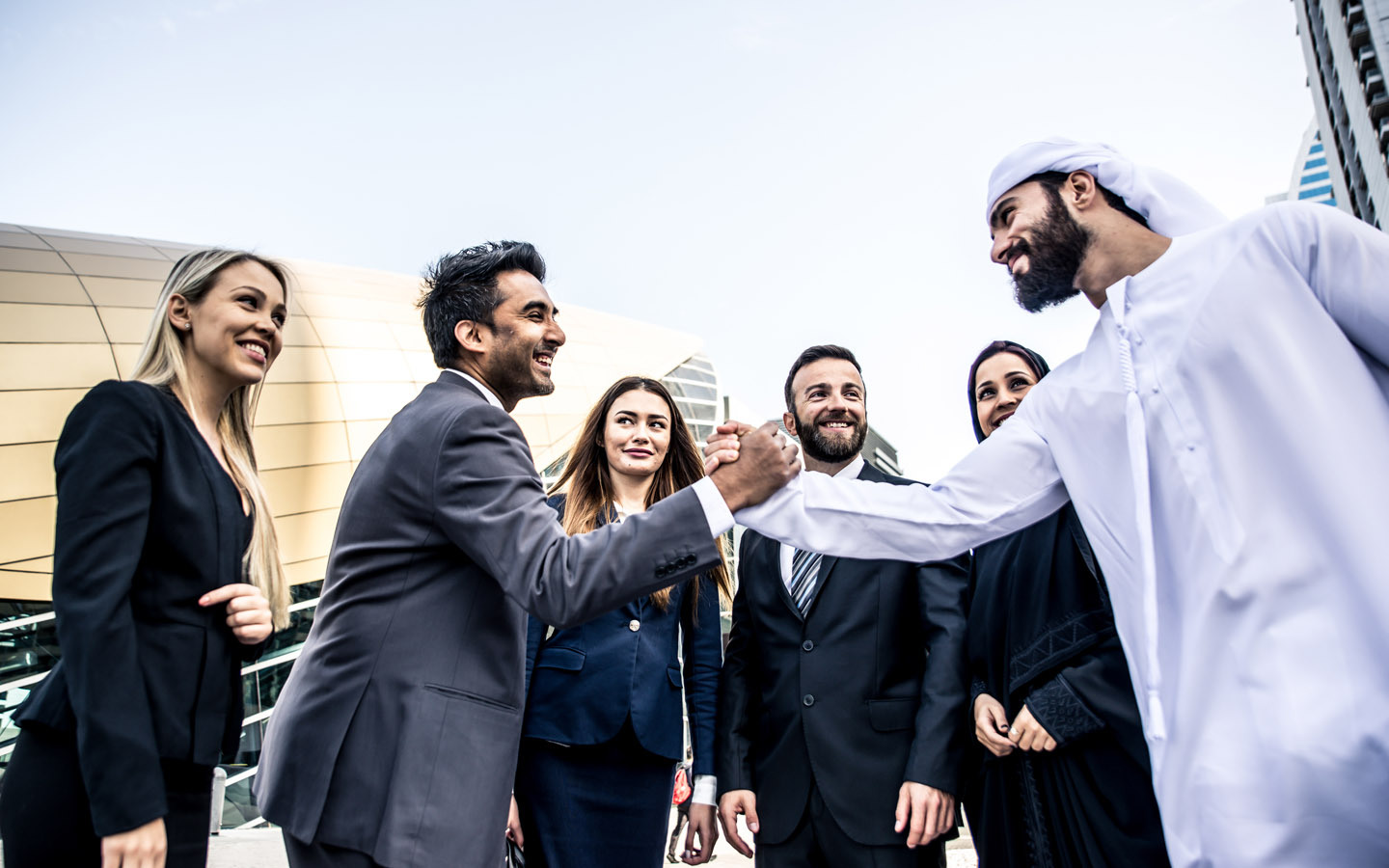 businessman shaking hands 