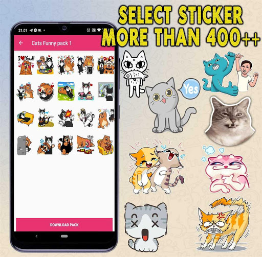 Cute Cat Sticker 2020 WAStickerApps for WhatsApp