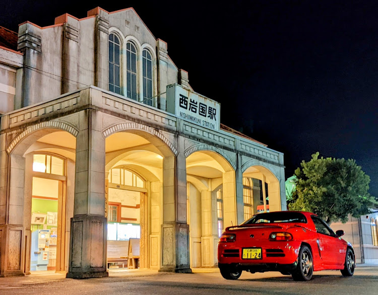 ビートの西岩国駅・夜景と愛車・レトロ感・スマホクオリティに関するカスタム事例の投稿画像6枚目
