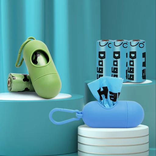 Portable Dog Poop Bags Dispenser Trash Sack Case Carrier Outdoor Garbage Storag Box for Cat Puppy Pet Waste Bag Holder S