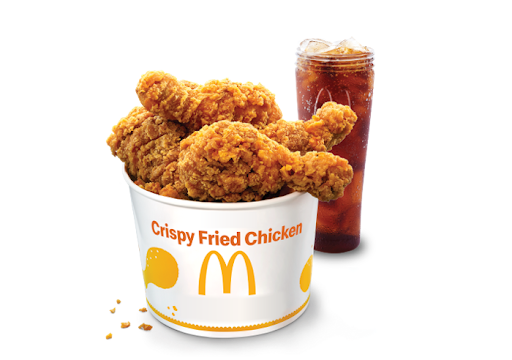 3 Crispy Fried Chicken Pc + 1 Coke