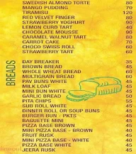 The French Loaf menu 4