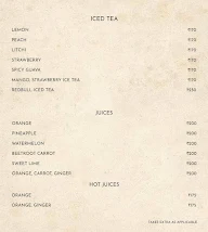 Town Coffee menu 7