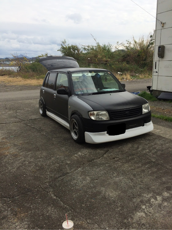 ミラのDIY・車高調整・ホイール交換に関するカスタム事例の投稿画像1枚目