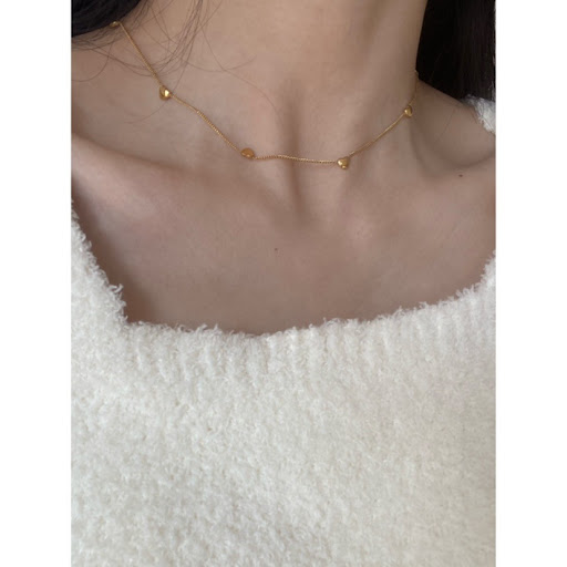 Title 1, All-Match Love Titanium Steel Necklace for Wome...
