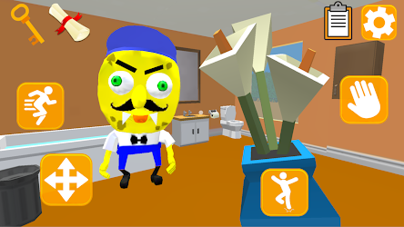 Download Sponge Neighbor Escape 3d Apk Game For Android - roblox adventures escape clown prison obby escaping the