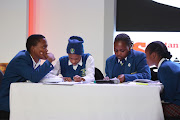 Tando Staanop, Khensani Masango, Kabelo Seerane and Mbalenhle Mbedzi of Maphutha Secondary.