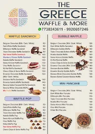 The Greece Waffle & More menu 1