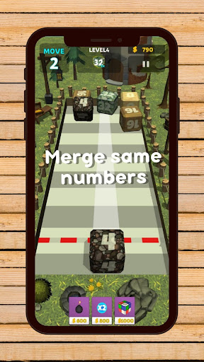 Screenshot Castle 2048 3D-Merge Cube Game