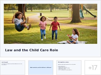 Legislative Requirements in Child Care Practice