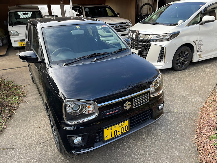 アルトワークスの【GR】Gojappe Racing  Produce✨アルトワークス✨・【GR】ごじゃっぺ弍号機❓・サンダアボルトチタニウム・TRDカーボンナンバーフレーム・先代を踏襲に関するカスタム事例の投稿画像1枚目