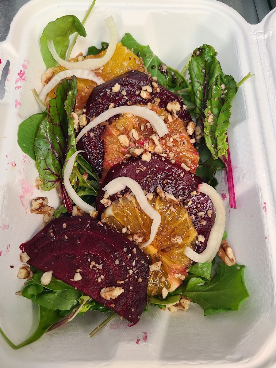 Specials like this beet salad on arugula