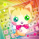 تنزيل Cute Rainbow Colorful Kitten Keyboard The التثبيت أحدث APK تنزيل