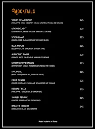 Breathe, The Lounge Bar menu 4